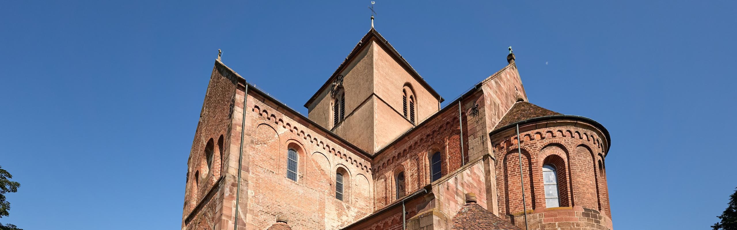 Schwarzwacher Münster in Rheinmünster Das Bild zeigt einen Teil des Schwarzacher Münsters